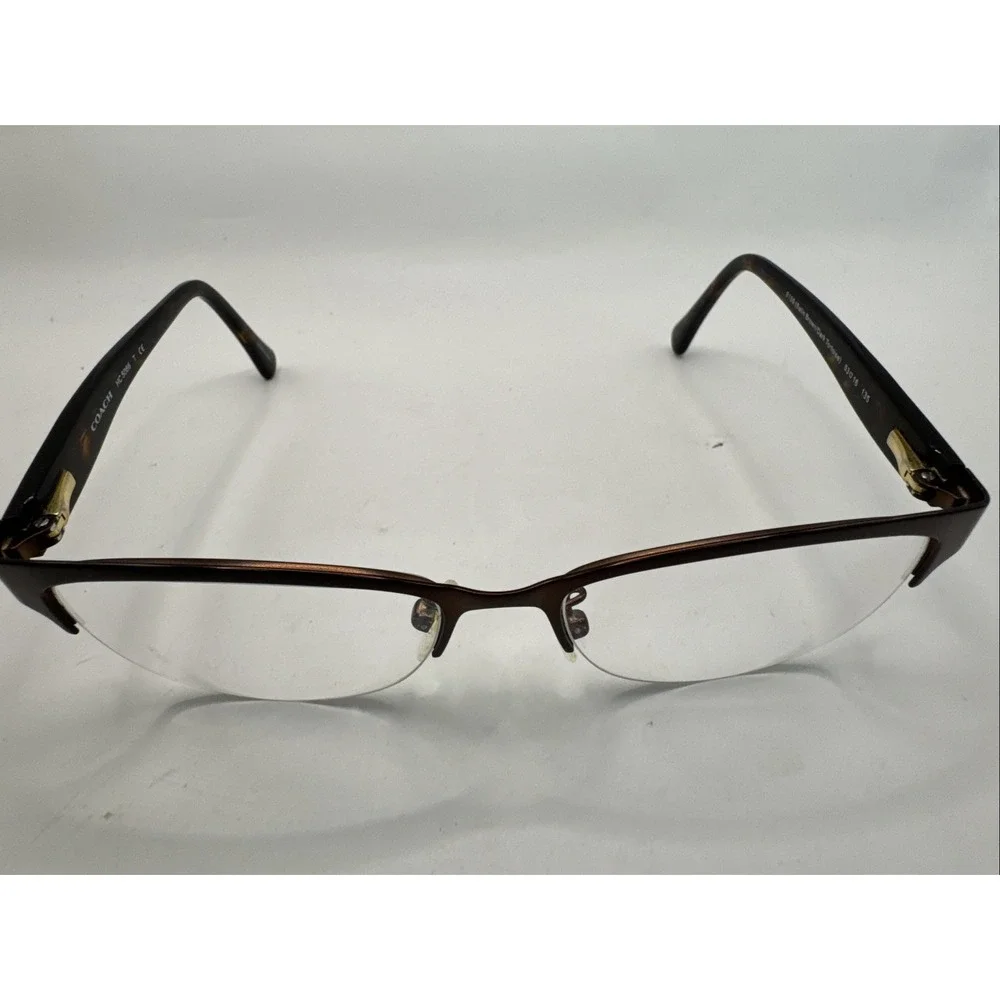 Coach Eyeglasses HC 5066 9155 Satin Brown Dark Tortoise FRAMES ONLY 53-16-135